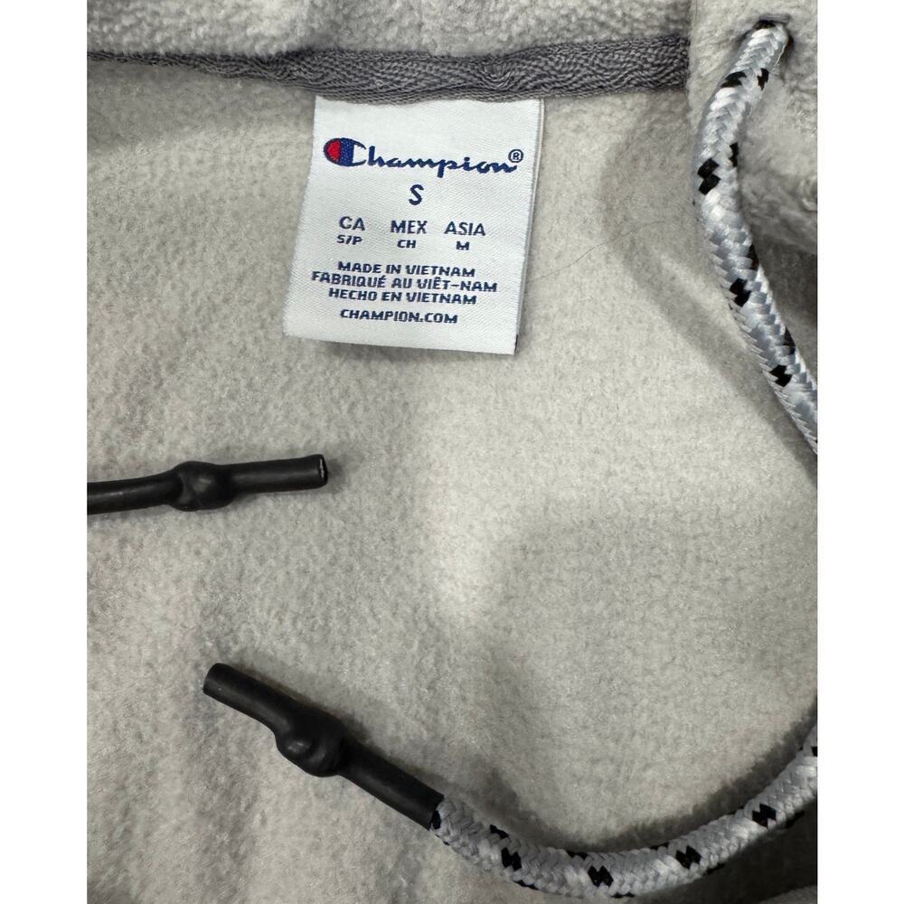 Champion Chicago Blackhawks Hockey 1/2 Zip Fleece Hooded Pullover Size S - Picture 4 of 4